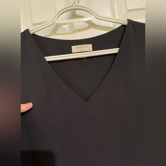 Babaton Aritzia Murphy V-Neck Sleeveless Blouse - Picture 2 of 4